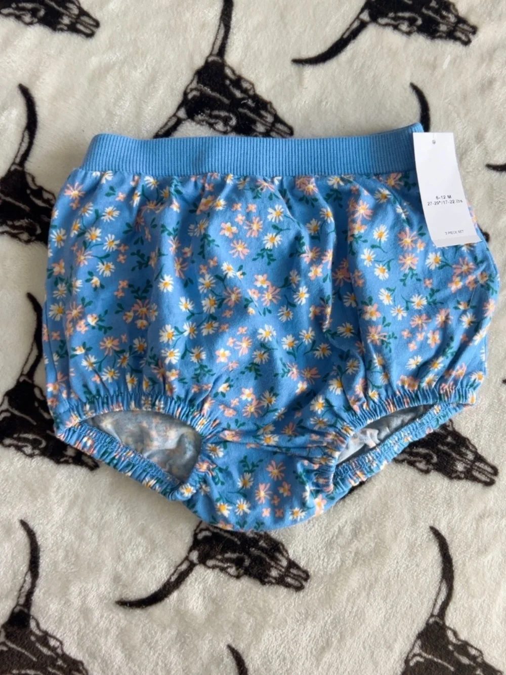 NWT Old Navy Baby Girl 3 Piece Floral Bloomer Top Bib Set 6-12M